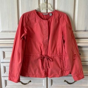 Liz Claiborne twill tie front jacket